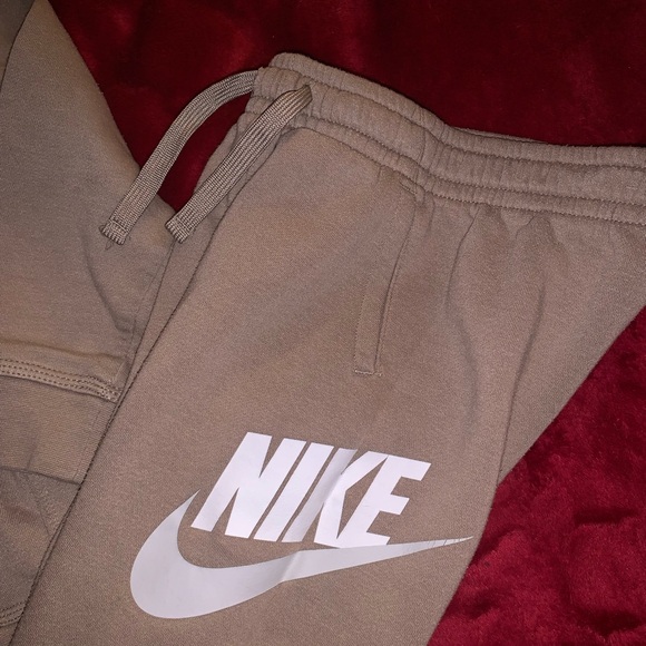 Nike Kids Tan Sweatpants & Hoodie Set - Picture 4 of 5